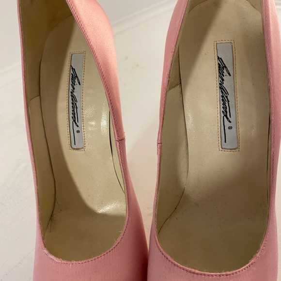 Brian Atwood Pink Satin Pumps - Picture 5 of 6